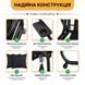 Велика гойдалка з подушками LEOBRO Luxury Black (LB-1041) 140983 фото 4