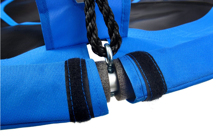 Гойдалка гніздо FUNFIT 100см (Синьо-чорна) (2609) 140982 фото